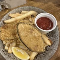Fish & chips  at Sunflower Thai Vegetarian Restaurant in Auckland