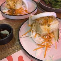 Tofu Bao Bun  at Luckies Kitchen in Bulimba