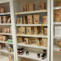 Natural products at RawFoodShop in Malmo