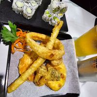 Tempura veggies, vege maki  combo at Umami Japanese Steakhouse in Columbia