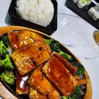 Tofu teriyaki at Umami Japanese Steakhouse in Columbia