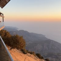 The view from our table  at 1700 Babadağ Cafe in Fethiye