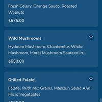 Vegan menu  at 1700 Babadağ Cafe in Fethiye