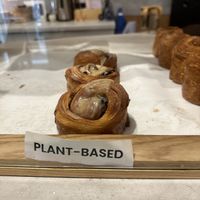All pastries plant based.   at High Grade Coffee in East London