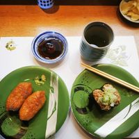 Inarizushi and natto sushi at Datewasabi Date Honten in Date