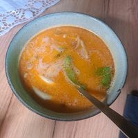 Thai coconut soup at Green Food & Pub in Walbrzych