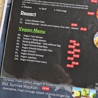 Menu at Soul N' Seoul in Gloucester
