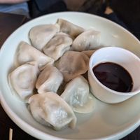 Vegetable dumplings at Sichuan House in Edinburgh