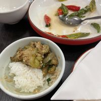 You have to ask for rice separately.   at Sichuan House in Edinburgh