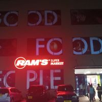 Outside at Ram's Supermarket and Cash & Carry in St Georges