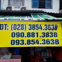 Phone numbers at Quán chay Số 12 in Ho Chi Minh City
