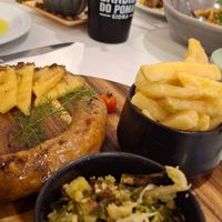 Alheira vegan at O Ramiro in Abrantes