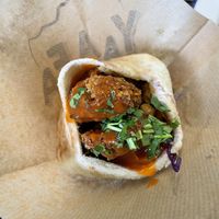 Spicy Thai pita   at Yafel in Marseille