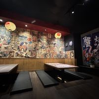 Seating area  at Ramen Boy in Como