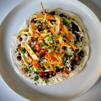 Tlayuda at Fancy Plants - Food Truck in Ellsworth