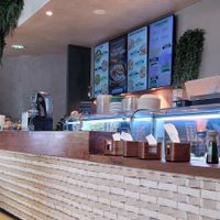 The counter at eeetwell in Antwerpen