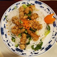 Spring rolls and vermicelli at Van's Vietnamese in Albany