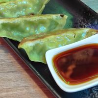 Gyozas de verduras at Buga Ramen in Huelva
