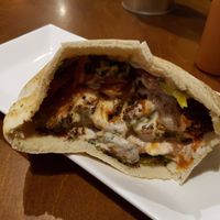 Lebanese falafel sandwich at Umi Falafel - Dame St in Dublin