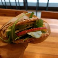 Hummus sandwich at Plants By Us in Helsinki