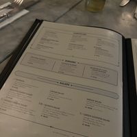 Salads and burgerrs  at FRANKLIN in Lima