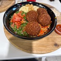 Falafel bowl  at The Dough Show in Orlando