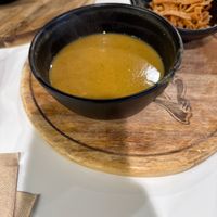 Lentil soup (i already ate a lot of it)  at The Dough Show in Orlando