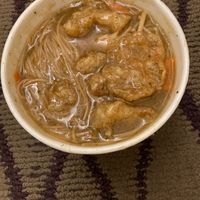 Noodle dish ordered via Uber Eats at Avalokitesvara Bodhisattva Liancheng Vegetarian Restaurant - 觀世音菩薩 連成素食店 in Taipei