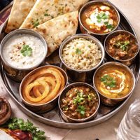 South Indian thali  at Bhavan Indian Restaurant - 바반인도레스토랑 in Busan