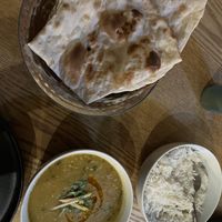 Lentil Dal with Naan  at Zaika   in Klagenfurt