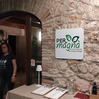 Scorcio insegna del locale. at PeR Magnà in Frattuccia