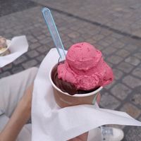 Himbeere und Dark Chocolate at Sweet Home Café in Heidelberg