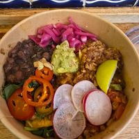 Linda's bowl at Burrito Loco - Jugoslavska in Prague