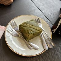 Vegan Matcha Pandan Cake  at Le Specialty in York