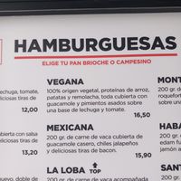 Burger at La Barruca de Calderón in Santander
