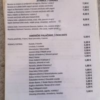 Menu2  at Caffe Bar YES in Pjescana Uvala