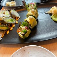 Crispy Avocado and Lox at Sushi Momo in Toronto