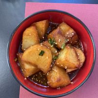 Potato with sichuan pepper sauce   at Atelier Mala in Bayonne