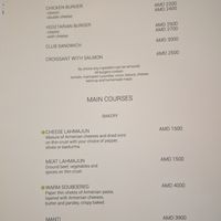  at Tufenkian Kharpert Restaurant in Yerevan