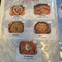Vegetarian indian/pakistani menu  at Nazilli Pide & Appi's Indian-Pakistani Restaurant in Fethiye