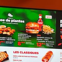 Sandwiches and nuggets on the menu at Pizza Pizza - Notre Dame in Montreal