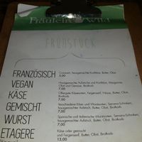 menù  at Scai Bakery in Berlin