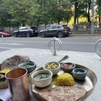 Lunch  at Moscow-Delhi in Moscow