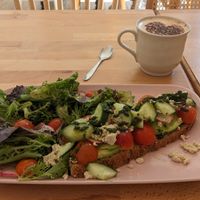 Avocado Toast at Bloom café  in Saint-ouen-sur-seine