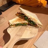 Toast con muhammara e frutta secca  at A Medusa Pub in Santiago De Compostela