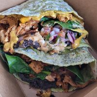 Quesadilla at be love in Victoria