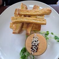 Tofu fries at be love in Victoria