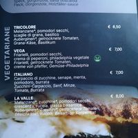 Menu at L'isule Cafè in Cannobio