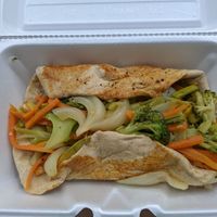 Vegan pocket at Stations Cafe in Bethlehem