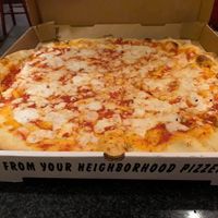 Vegan cheese pizza at Two Boots Nashville in Nashville